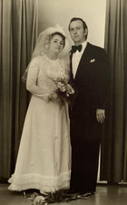 Handsome young man guy & beautiful woman girl soviet life ussr vintage photo picture