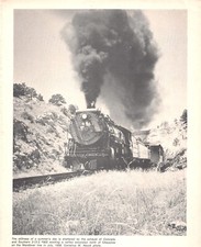 Shattered Stillness Colorado & Southern 2-10-2 #900 Locomotive Vtg Mag Print Ad picture