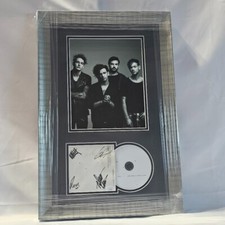 The 1975 Band Signed A Brief Inquiry Into Online Relationships CD JSA COA Framed picture
