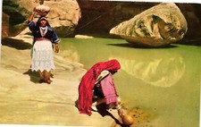 Vintage Postcard - Acoma Indian Water Hole Albuquerque New Mexico c1960 Unposted picture