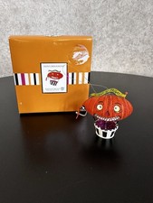 NEW Dept 56 Glitterville Mini Ornament Halloween Flight O’ Fright Blimp NIB ￼ picture