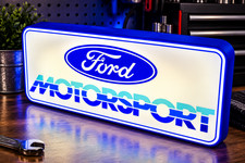 Retro Ford Motorsport 9-inch Light Box LED Sign 3D Printed Wall Decor Man Cave picture