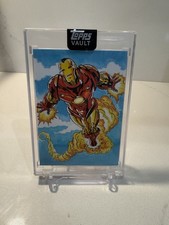 Topps 2026 Marvel Vault 1/1 Iron Man Premiere Sketches Signed Cisco Rivera picture