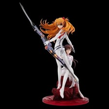Eva 27cm Asuka & Mari Makinami Anime Action Figure Garage Kit Collectible Toy picture