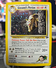 Pokémon Gym Challenge Giovanni's Persian Holo 8/132 2000 English Wizards picture