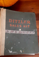 Rare Vintage DITZLER 1960 autobody repair Dealer Sales Kit List Price Panel Tool picture
