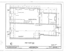 Photo:Petersburg VA 1900s John B Read's Row First Floor Plan HABS picture