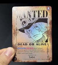 One piece card Sabo WANTED SP Alt Art OP13-120 SEC near mint English picture