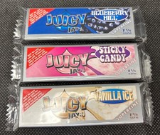 Juicy Jay’s 1 1/4 Rolling Papers Variety  Sampler 3 Pack (The Super Fine) picture