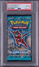 2013 POKEMON BLACK & WHITE PLASMA FREEZE FOIL PACK DEOXYS PSA 8 picture