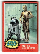 1977 Topps Star Wars #118 R2-D2 and C-3PO picture