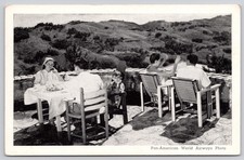 Kenscoff Haiti Chatelet des Fleurs Terrace Dining Postcard c1950s picture