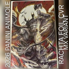 2026 Absolute Batman 1 NM- MX FOIL Rachta Lin Panini Animole Variant 2024 NYCC picture