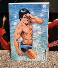NIGHTWING #95 SWIMSUIT VARIANT COVER Scott Dick Grayson Shirtless NM DC 2022 picture