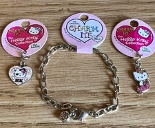 Sanrio Hello Kitty Retired Charm It’s With Bracelet Flower Mermaid Heart Pirate picture