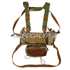 Rhodesian Brushstroke Tactical Chest Rig - Army Molle Camouflage Mini Camo SAS picture