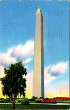 Washington Monument Washington D.C. Posted Washington  1955 picture
