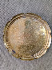 1921 Pontaise (Switzerland) Shooting Range Antique Commemorative Brass Plate picture