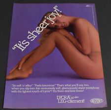 1983 Print Ad Sexy Long Legs Lady Blonde Sheer Joy Pantyhose Hosiery Beauty art picture