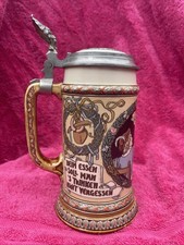 Mettlach 2716 Beer Stein 0.5L Extra Fine 1909 Villeroy Boch Excellent picture