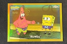 2025 Topps Chrome SpongeBob Wumbo Gold /50 SSP 🏆 True Gold  picture