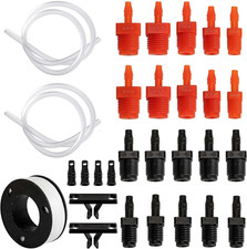 29pc Brake Master Cylinder Bleeder Kit SAE Metric Fittings Hose picture