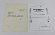 Admiral Richard Byrd US Navy Military Personal Letter Autograph Signed Signature picture