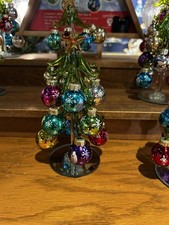 Disney Arribas Brothers Crystal Christmas Tree + 12 Ornaments  in hand new  picture