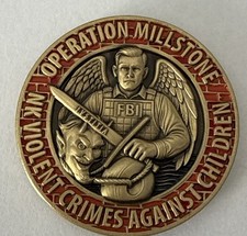 FBI Newark Division VCAC Violent Crimes Against Children  Challenge Coin picture
