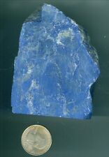 Natural Deep Blue Lapis 490 grams of Deep Rich Blue Natural Lapis cabbing rough picture