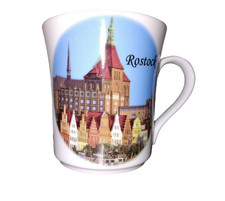 Rostock  St. Mary’s Church Coffee Mug Tea Cup Reutter Porzellan Souvenir Germany picture