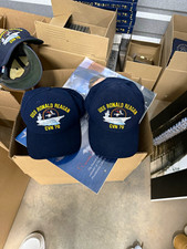 USS Ronald Reagan CVN-76 United States Navy Embroidered Plankowner Cap picture