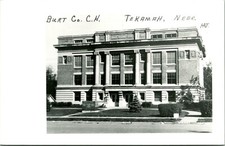 RPPC Burt County Court House - Tekamah Nebraska NE Unused Postcard P9 picture