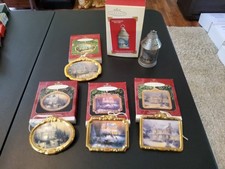5 Hallmark Keepsake Ornaments Victorian Christmas &Painter Of Light, T. Kincade  picture
