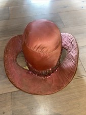 Vintage Horse Circus Hat Used In Circus Oddity Rare Curiosity Unique Sequins picture