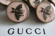 Gucci  buttons 6 pcs  metal 17 mm 0,6 inch  metal  light pink bees picture