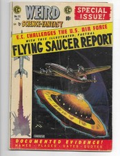 Weird Science Fantasy 26 1954 EC Comics VG+ 4.5 Flying Saucer Cover picture
