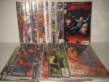 Smallville Season 11 Comics. All 40 Issues. Complete Run. Boarded And Bagged. picture
