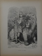 Antique Gustave Dore Croquemitaine Mitaine and Oghris 1880 Art History picture