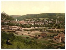General view, Wernigerode, Hartz, Germany c1900 OLD PHOTO picture