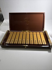 Padron 60th Anniversary Empty Wooden Cigar Box With 10 Wooden Coffins **READ** picture