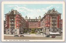Vintage Hotel Portland Oregon Postcard by Lipschuetz & Katz picture