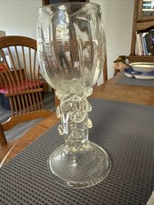 Jamestown Glasshouse Roemer 9 1/2 In Wine Glass With strawberry Prints  picture