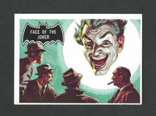 1966 Topps Batman Black Bat #9 Face of the Joker picture