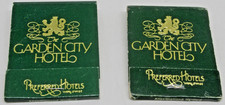 Garden City Hotel Garden City New York FULL Matchbook LOT of TWO (2)  picture