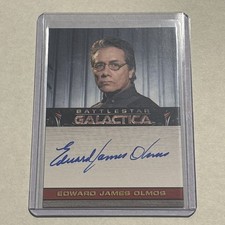 2009 Battlestar Galactica Season 4 Autograph Edward James Olmos as Admiral Adama picture