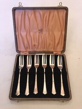 Antique EPNS Fork Box Set X 6 picture