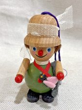 Vintage Steinbach Wooden BEEKEEPER Christmas Ornament - Germany picture