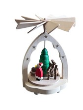 Richard Glässer Erzgebirge German Wood Christmas Pyramid Deer In Box picture