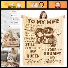 CENSIHER Gift for Wife from Husband, Anniversary Blanket Gifts for Women picture